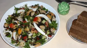 Простые рецепты с огурцом и сладким перцем