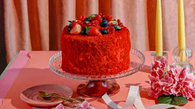 Торт «Красный бархат» с творожным сыром