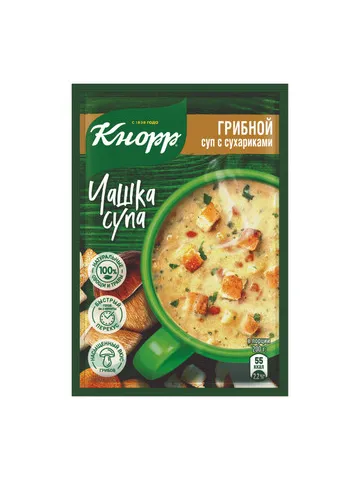 KNORR Чашка Супа Грибной с сухариками 15,5г