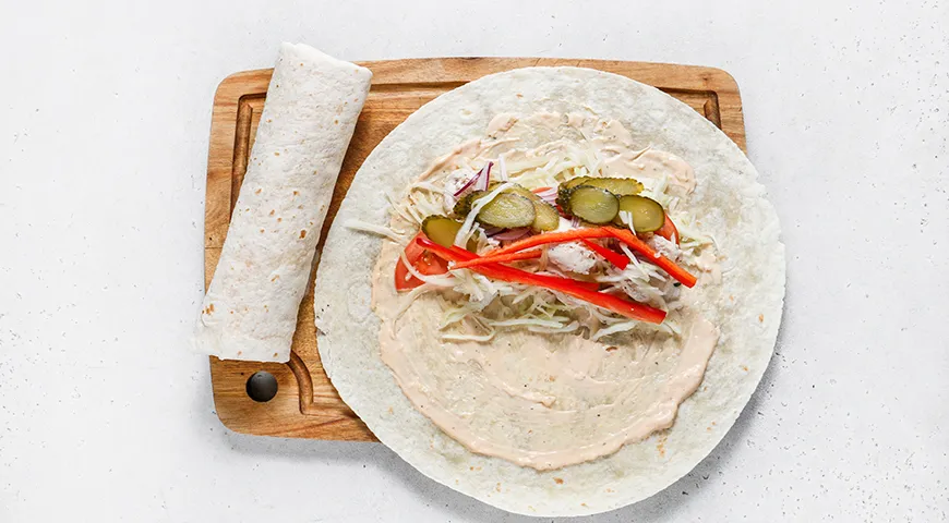 Шаурма в кляре