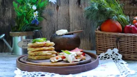 Рецепты с кисломолочными продуктами, мукой пшеничной и сыром Моцарелла