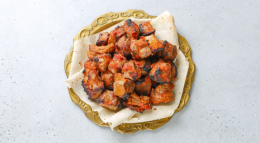 Шашлык из свинины в сливовом маринаде