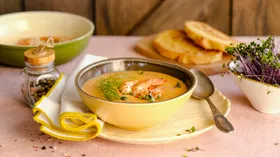 Суп-пюре с креветками