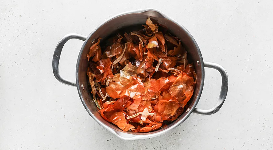 Пузанина в луковой шелухе