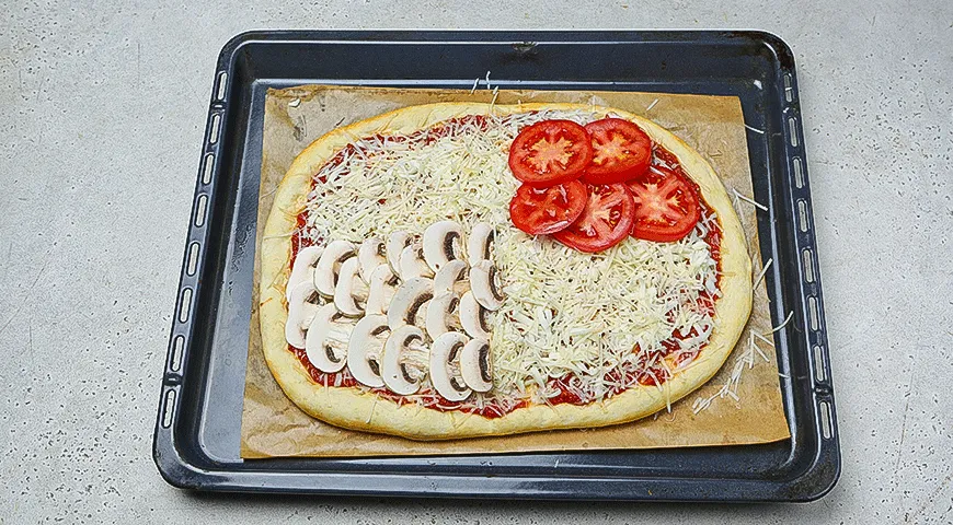 Римская пицца «4 сезона»