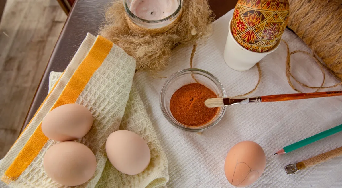 Декор пасхальных яиц