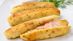 Зразы из судака с креветками