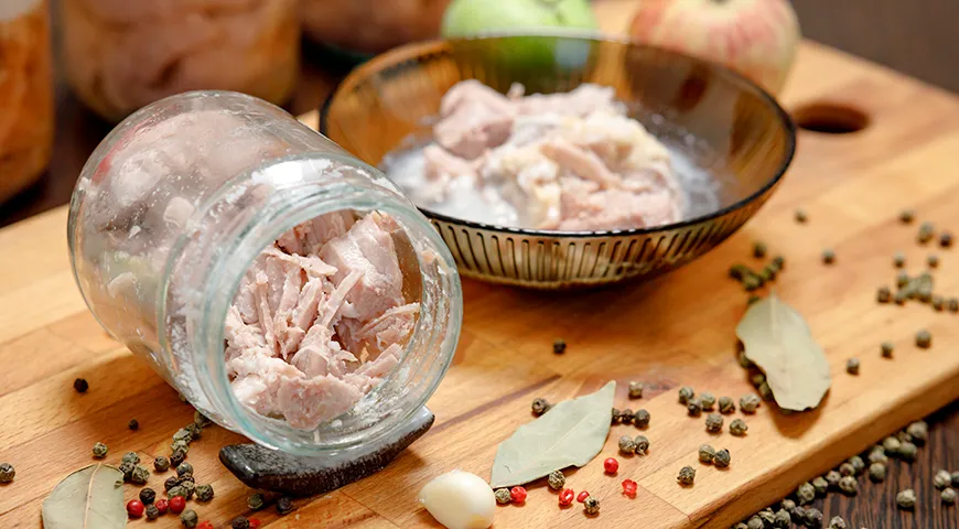 Домашняя тушенка из курицы