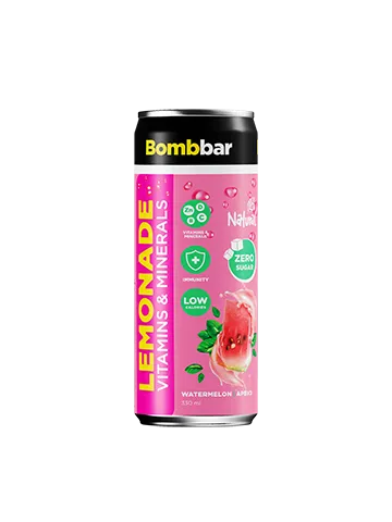 Напиток б/а BOMBBAR Лимонад со вкусом Арбуза ЖБ 330 мл