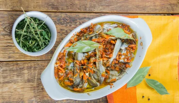 Эскабече из мелкой рыбы