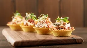 Тарталетки с грибами