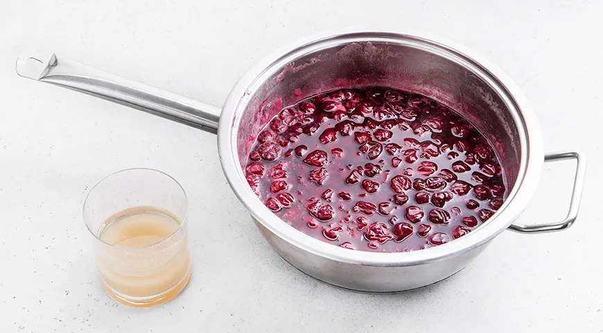 Вишневое варенье на агар-агаре