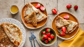 Блины с продукцией пчеловодства