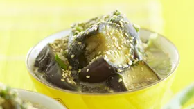 Рецепты на ужин с кунжутом и баклажаном