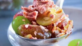 Рецепты с фруктами, салатом и рыбными консервами