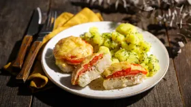 Основное блюдо с хеком