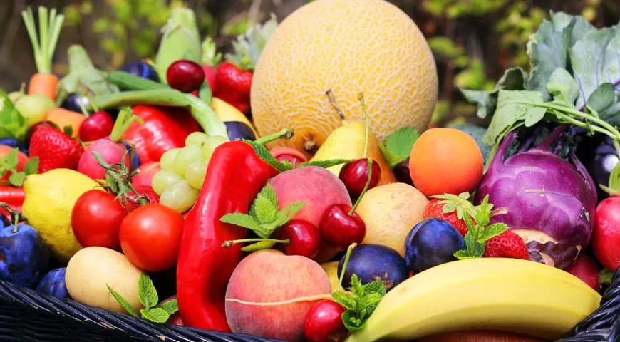 овощи, фрукты, правильное питание