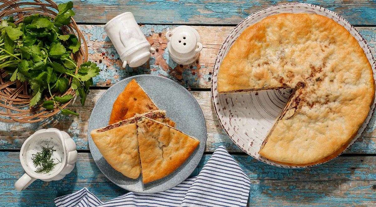 Рецепт осетинского пирога с фасолью (Кадурджин)