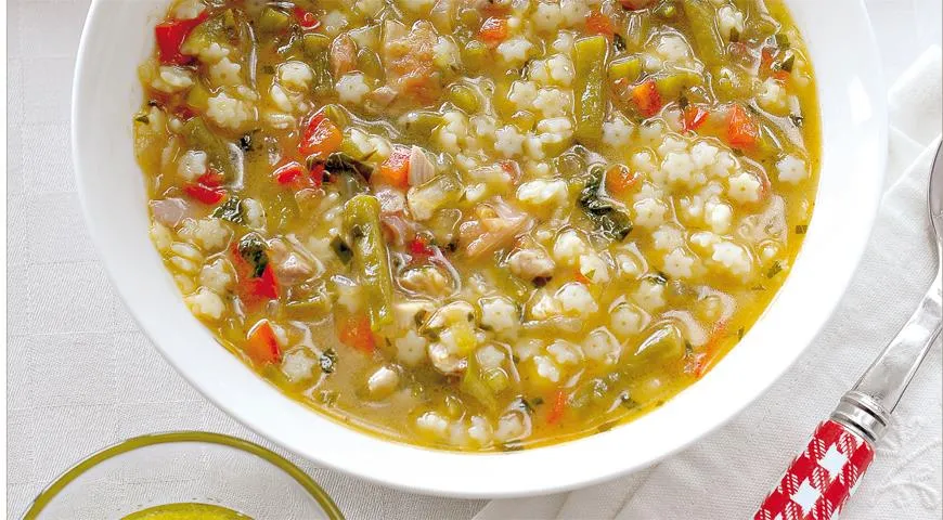 Средиземноморский суп из кролика, рецепт