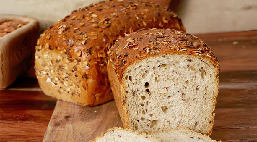 Цельнозерновой хлеб в хлебопечке