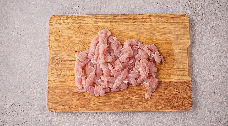 Чоу мейн с курицей