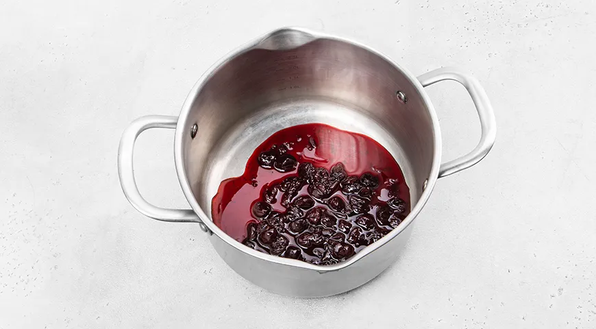 Кисель из вишневого варенья