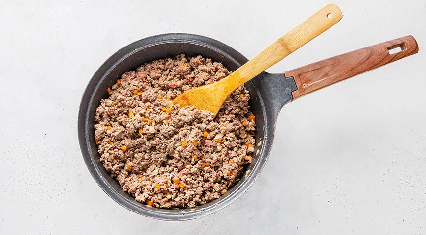 Кабачковый торт с фаршем