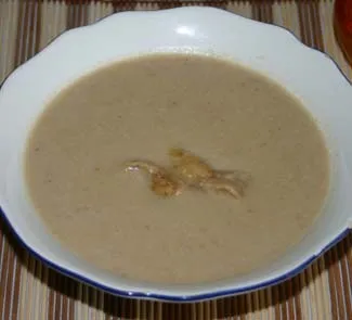 Тыквенный суп с арахисовой пастой