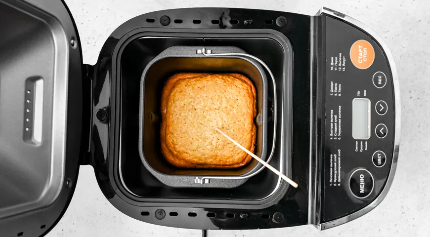 Творожный кекс в хлебопечке