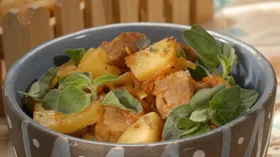 Рецепты с яблоком, бобами и соусом соевым