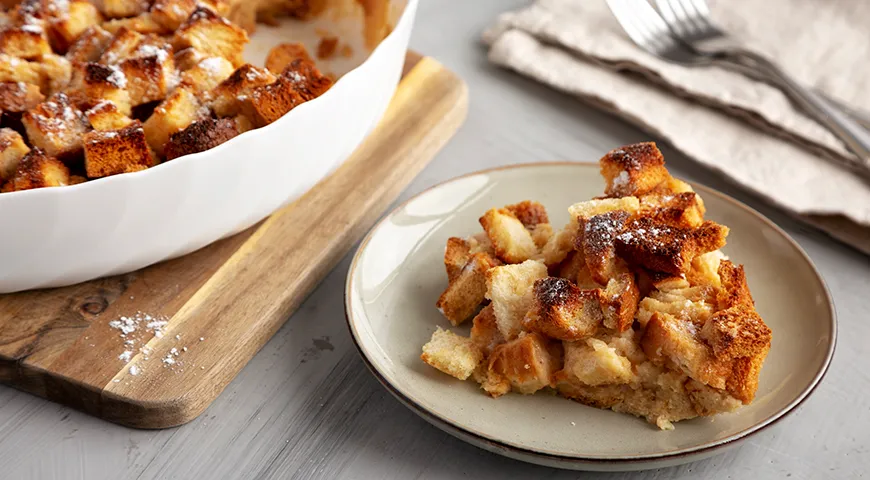 Пудинг из серого хлеба