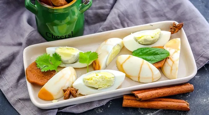 Яйца, маринованные по-китайски