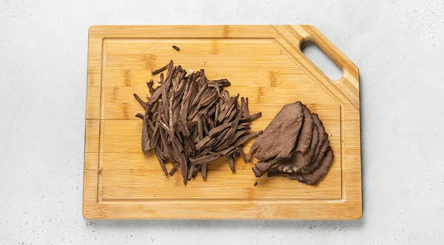 Салат из говяжьего сердца