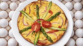 Итальянский омлет с овощами