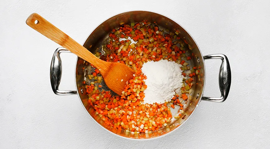 Сырный суп с ветчиной и беконом