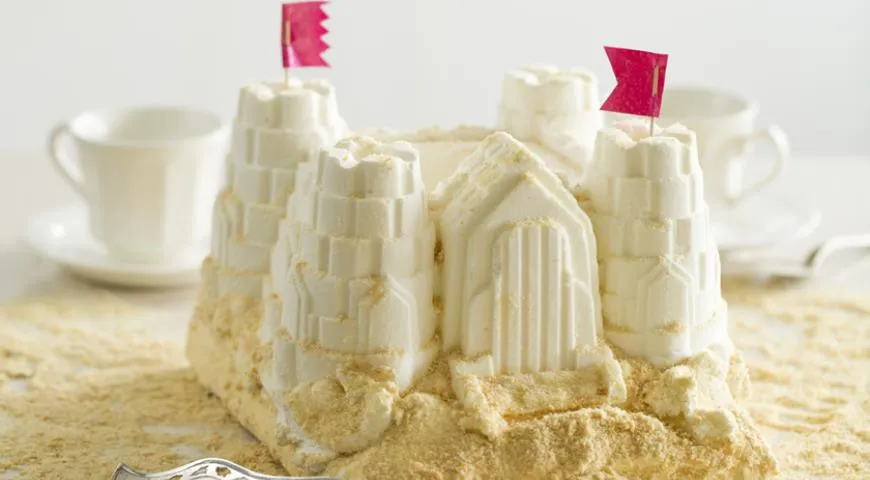 Торт-мороженое "Песочный замок"