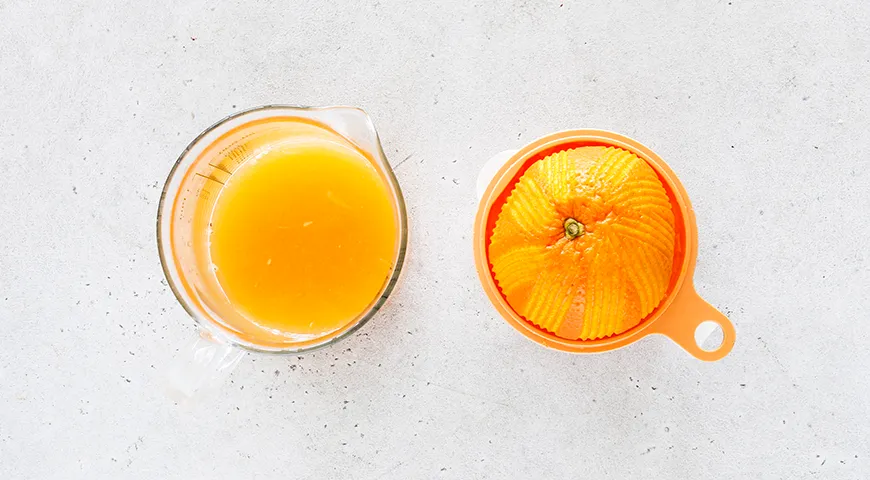 Апельсиновый кекс с пропиткой