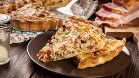 Рецепты с овощами, сырами и беконом