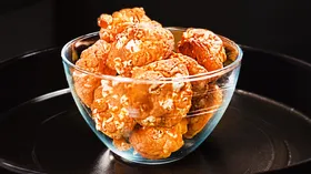 Кукурузное печенье с попкорном