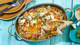 Блюдо из яиц с паприкой