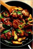 Простые рецепты с мясом и яблоком