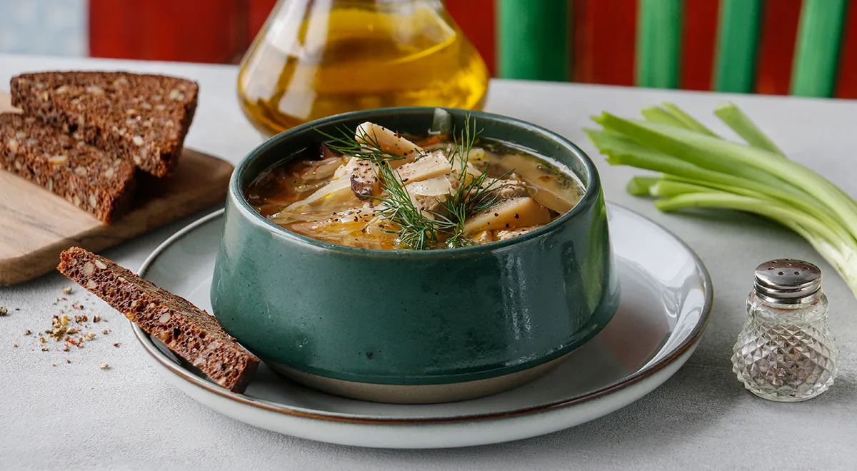 Рецепт щей из квашеной капусты с грибами