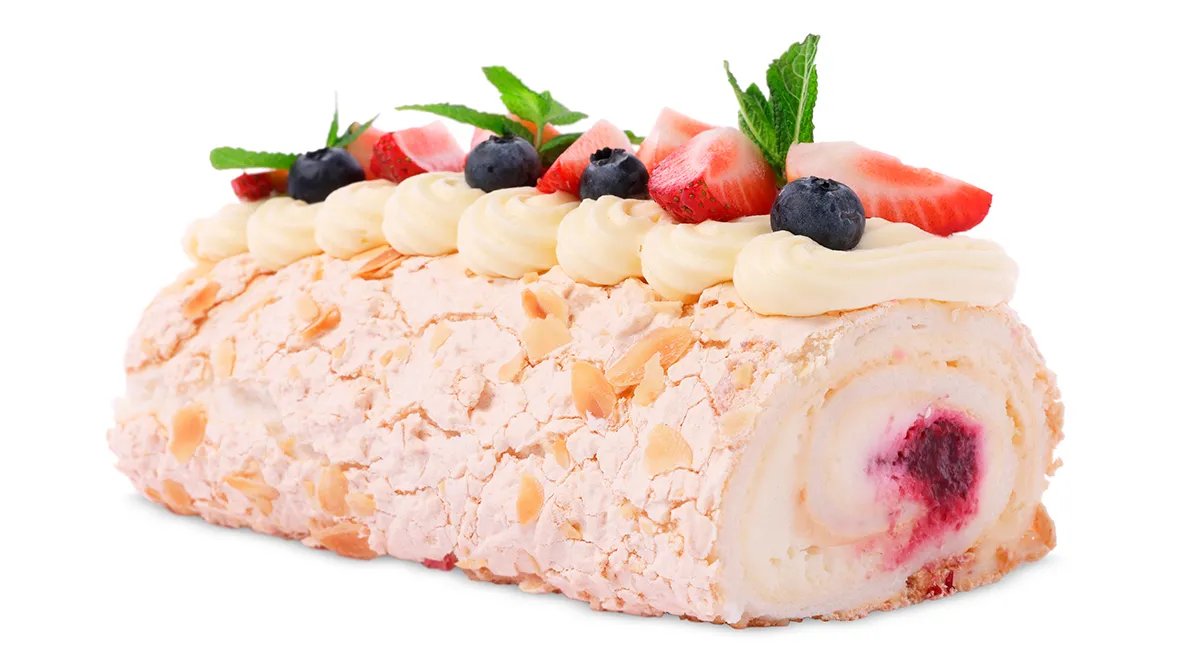 Рулет меренговый