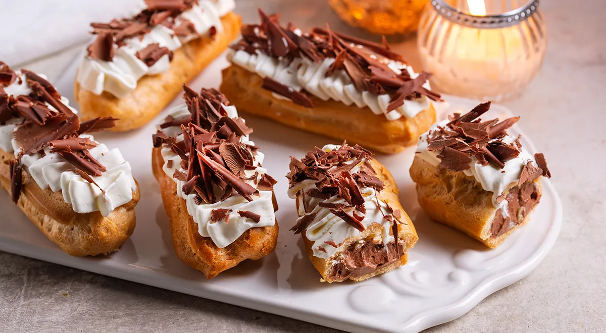 Рецепт шоколадных эклеров