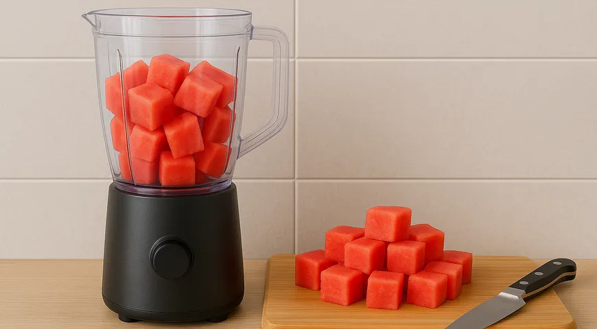 Фреш из арбуза в блендере