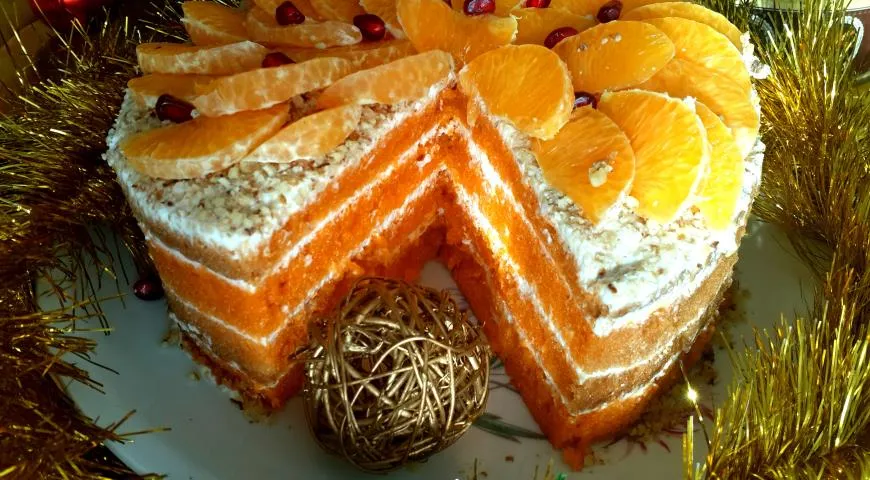 Готовим торт "Мандариновое настроение"