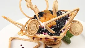 Рецепты со сливками, клубникой и мятой
