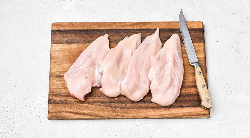 Куриное филе в панировке во фритюре