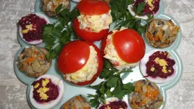 Простые рецепты с томатами и шампиньонами