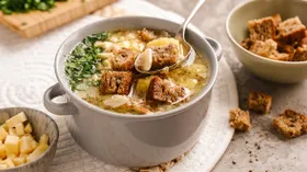 Чешский чесночный суп